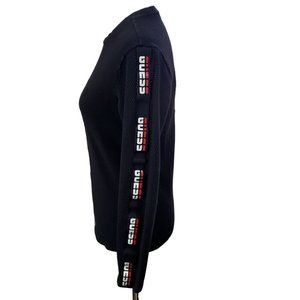 Vintage Guess Long Sleeve Thermal Logo Sleeve Shirt Size M